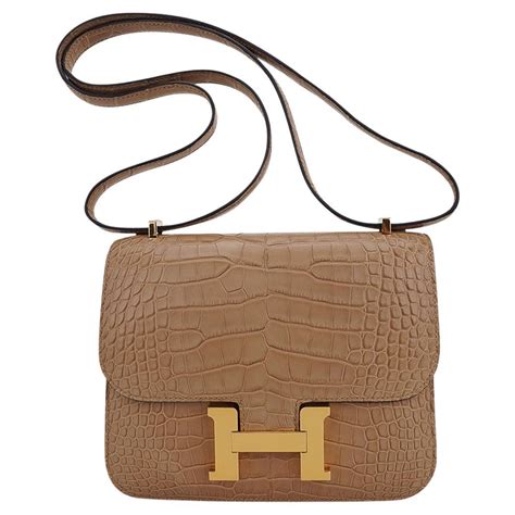 hermes constance crocodile bag|hermes constance bag sizes.